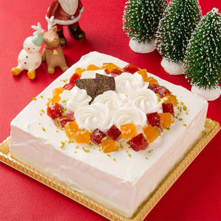 キラキラゼリーのレアチーズケーキ ジュエリークリスマス